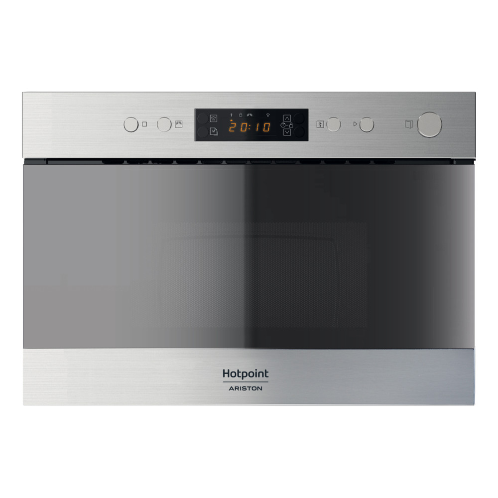 Hotpoint_Ariston Four micro-ondes Encastrable MN 212 IX HA Acier inoxydable Electronique 22 Micro-ondes uniquement 750 Frontal