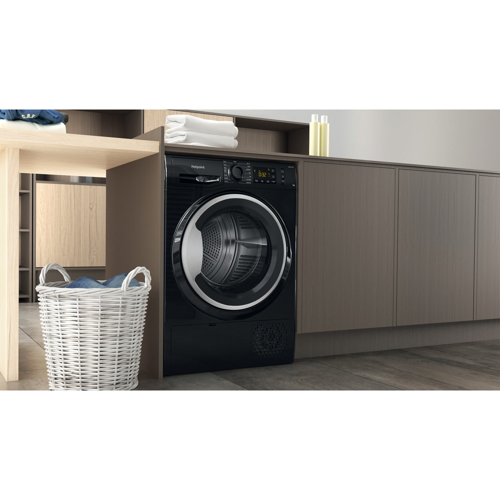 Hotpoint Dryer NT M11 92BSK UK Black Lifestyle perspective