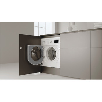 Whirlpool Washer dryer Built-in BI WDWG 961485 UK White Front loader Lifestyle perspective open
