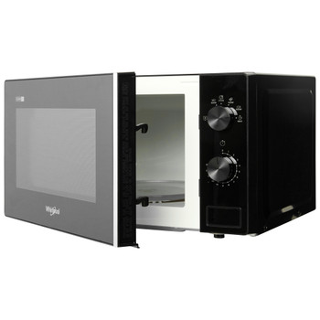 Whirlpool Microgolfoven Vrijstaand MWP 101 B Zwart Mechanisch 20 Alleen microgolven 700 Perspective open