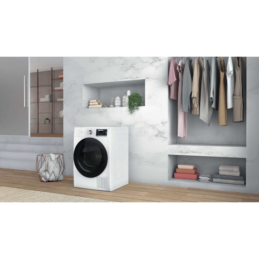 Whirlpool Sušička W6 D84WB EE Bílá Lifestyle perspective