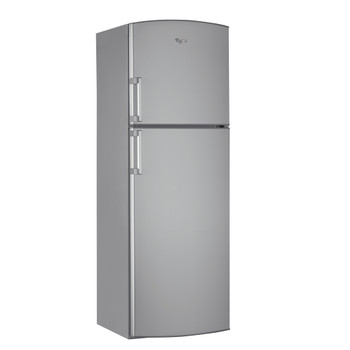 Whirlpool Combiné réfrigérateur congélateur Pose-libre WTE 3705 NF IX Stainless Steel 2 portes Perspective