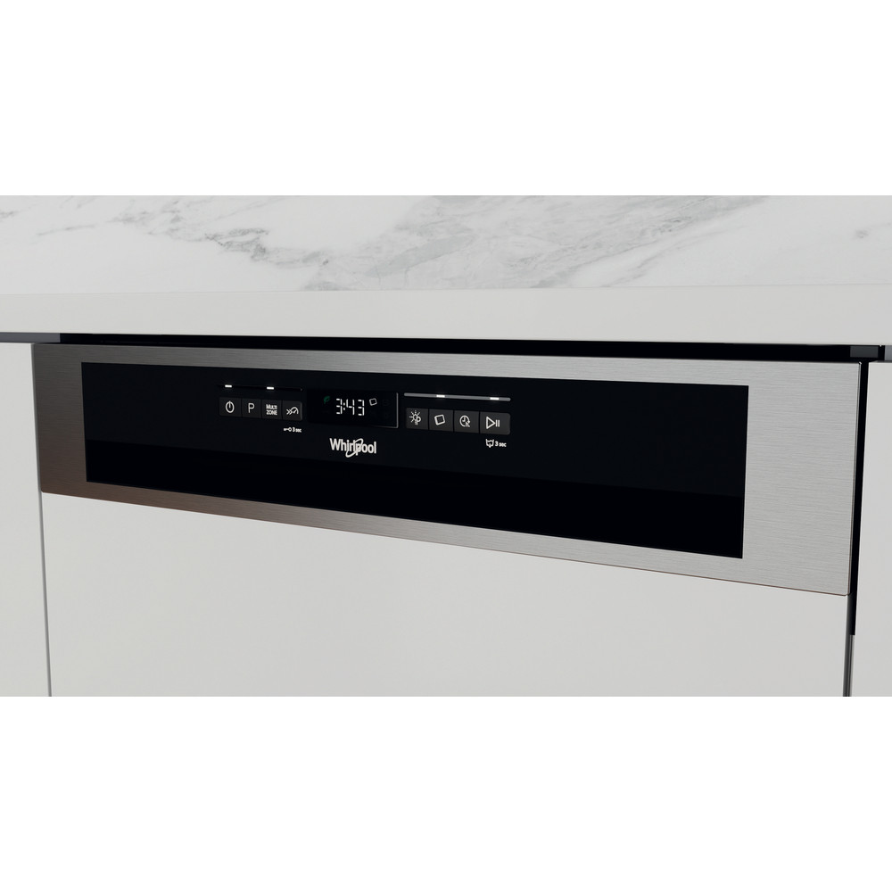 Whirlpool Myčka nádobí Vestavné WBO 3O33 PL X Half-integrated D Lifestyle control panel