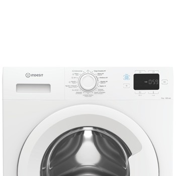 Indesit Lavadora Libre instalación IP 964 PUSH&GO SPT Blanco Cargador frontal A Control panel