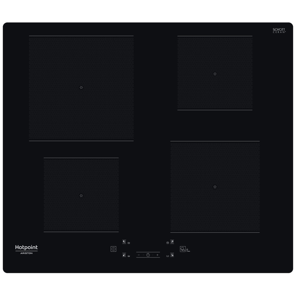 Hotpoint_Ariston Placa HQ 2960S NE Preto Induction vitroceramic Frontal