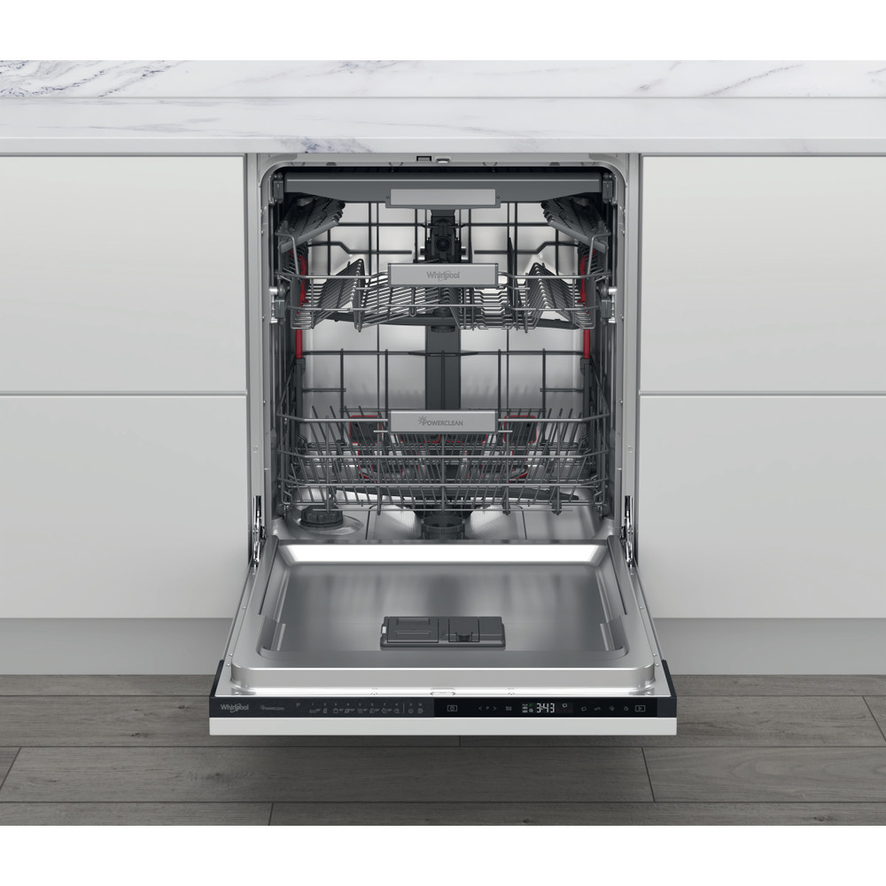 Whirlpool Mosogatógép Beépíthető WIP 4T133 PFE Full-integrated D Frontal open