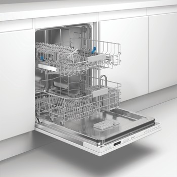 Indesit Mašina za pranje posuđa ugradbeni IN2ITD14B4N6A Ugradbeni D Perspective open