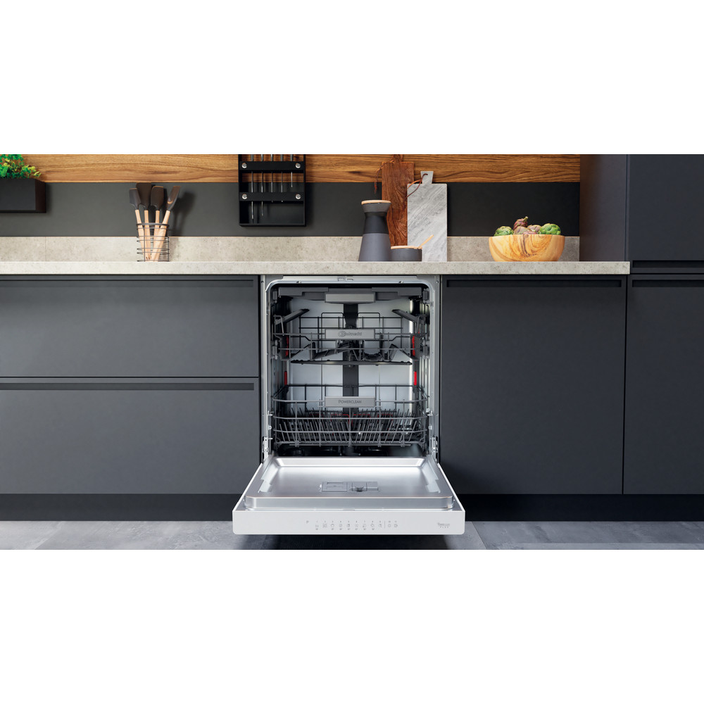 Bauknecht Opvaskemaskine Indbygget BUO 3O41 PLT Underbygget C Lifestyle frontal open