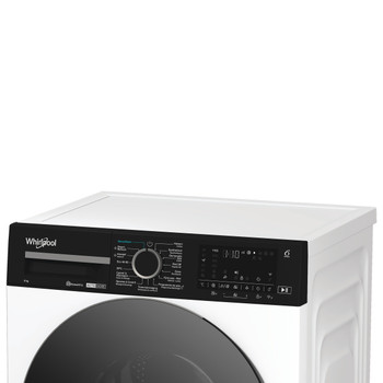 Whirlpool Lave-linge Pose-libre WPM 87W ADS BE Blanc Frontal A Lifestyle control panel