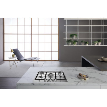 Whirlpool Hob GMA 7522/IX Inox Gas Lifestyle frontal top down