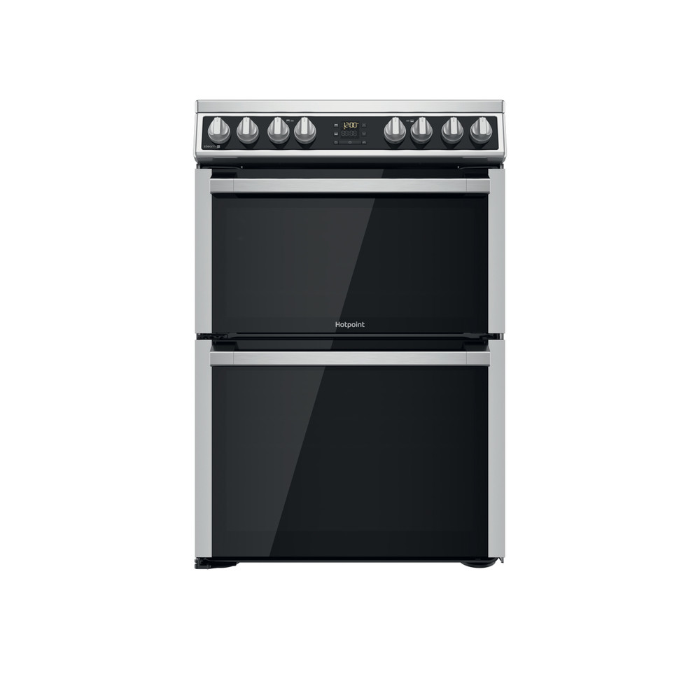 Hotpoint Double Cooker HDM67V8D2CX/UK Inox A Frontal
