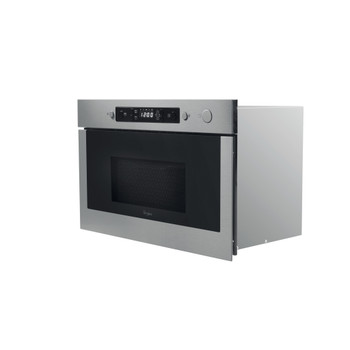 Whirlpool Mikrohullámú sütő Beépíthető AMW 439/IX Rozsdamentes acél Elektromos 22 Mikrohullám+Grill funkció 750 Perspective
