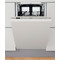 Whirlpool Astianpesukone Kalusteisiin sijoitettava WSIC 3M27 Full-integrated E Frontal