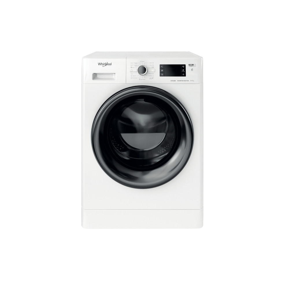 Whirlpool Mosó-szárító Szabadonálló FWDG 861483 WBV EE N Fehér Elöltöltős Frontal