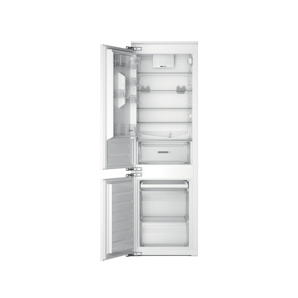 Bauknecht Réfrigérateur combiné Appareil encastrable BKC18D011V1 LH Blanc 2 portes Frontal open