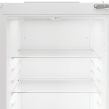 Indesit Combinación de frigorífico / congelador Encastre KINH 1271 B4E Zinc Metal 2 doors Control panel