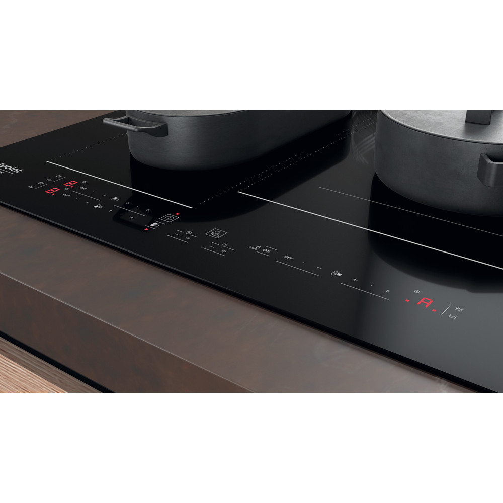 Hotpoint_Ariston Table de cuisson HB 2760B NE Noir Induction vitroceramic Lifestyle control panel