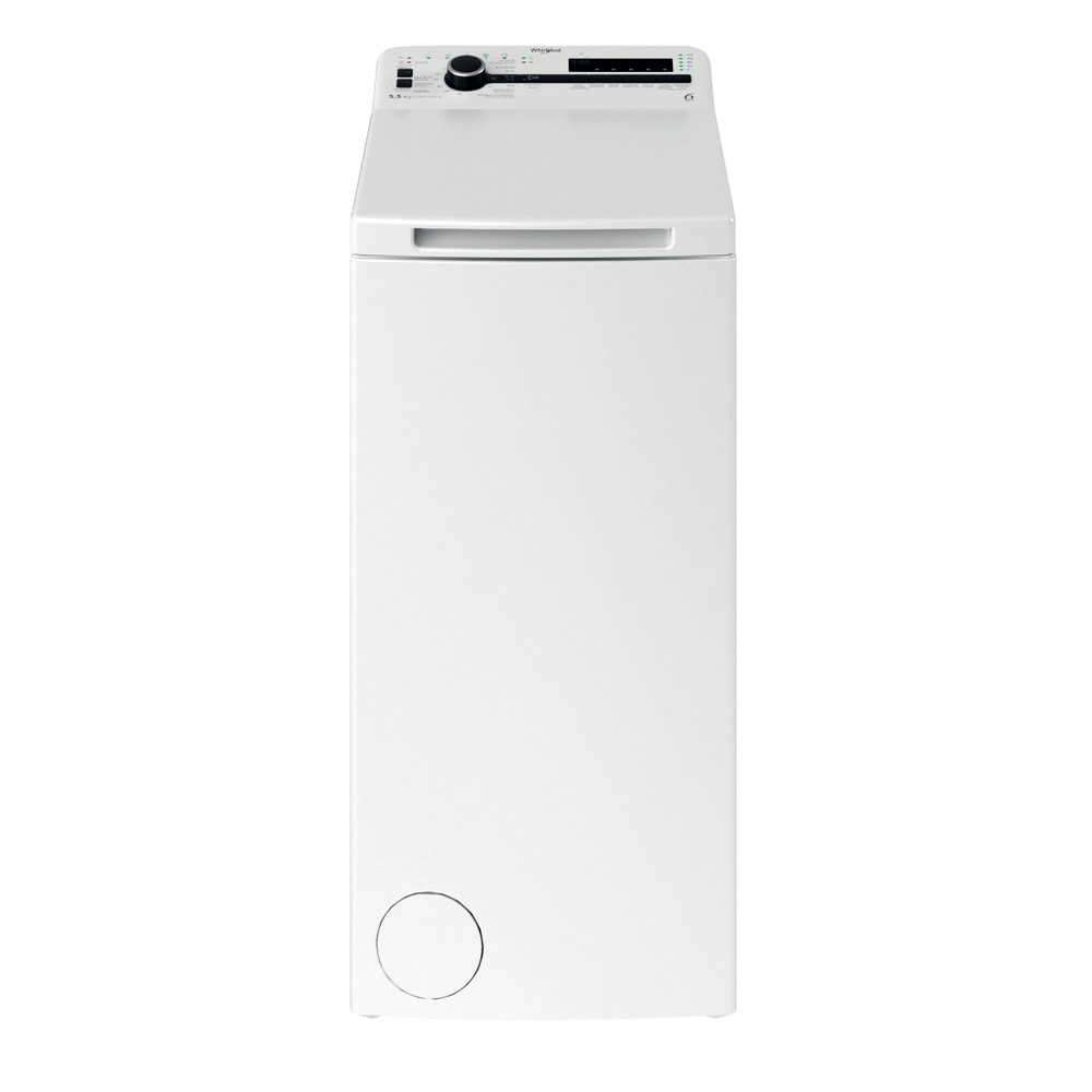 Whirlpool Pračka Volně stojící TDLRB 55140S CS/N Bílá Vrchem plněná C Frontal