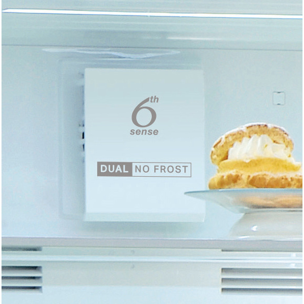 Whirlpool Hűtő/fagyasztó kombináció Szabadonálló W84BE 72 X 2 Inox 2 doors Filter