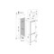 Whirlpool Комбиниран хладилник с камера Вграден WHK2 5322 B4E Zinc Metal 2 врати Frontal open