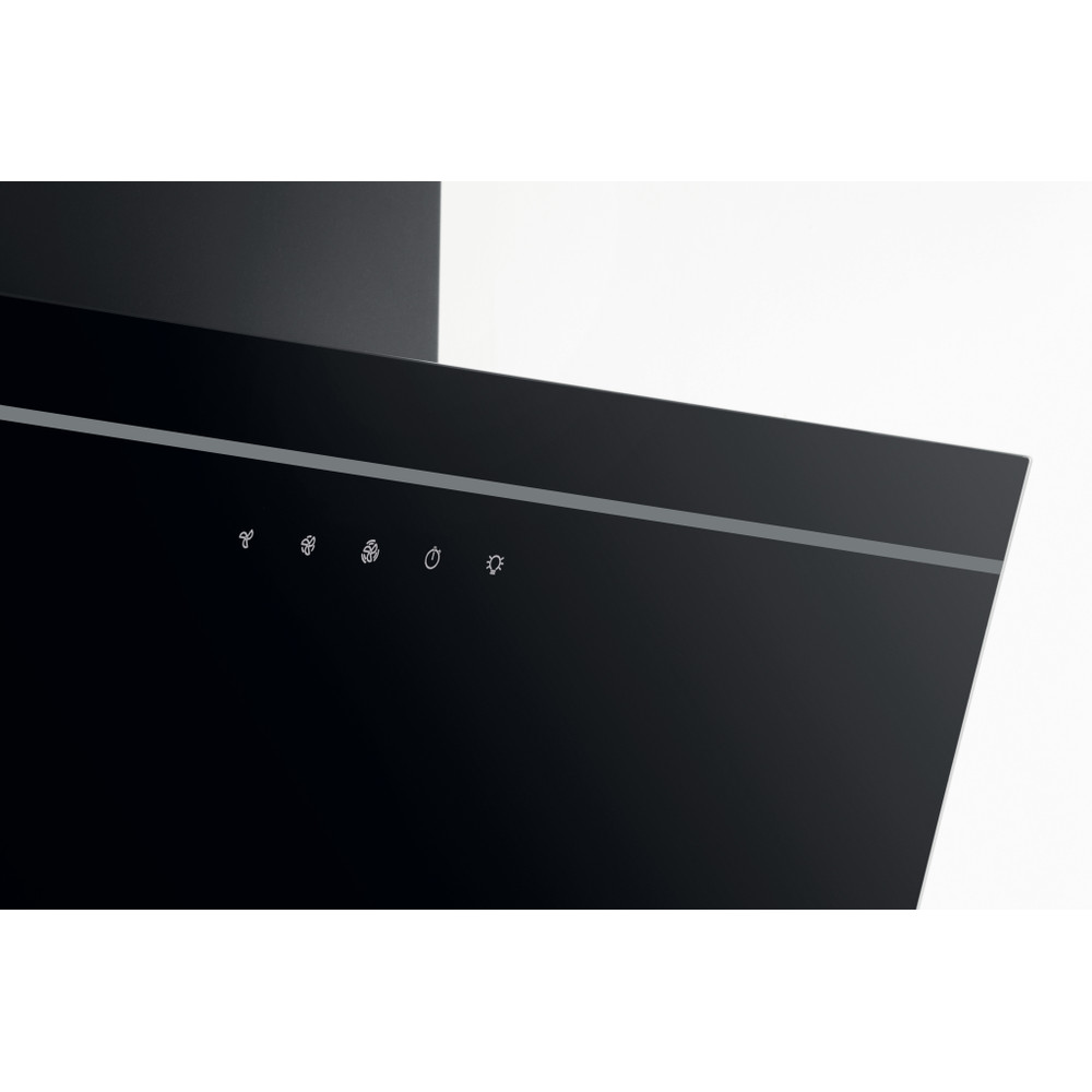 Whirlpool Odsavač par Vestavné AKR 62F LT K Černá Volně stojící Elektronické Control panel