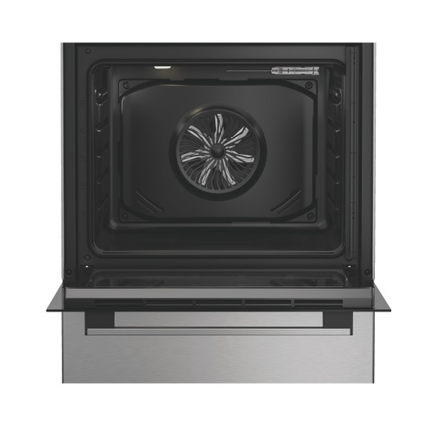 Indesit Κουζίνα I6V8LMX Inox Ηλεκτρική Frontal open