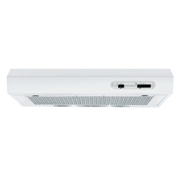 Indesit Campana Encastre ISLK 66F LS W Blanco Libre instalación Mecánico Frontal