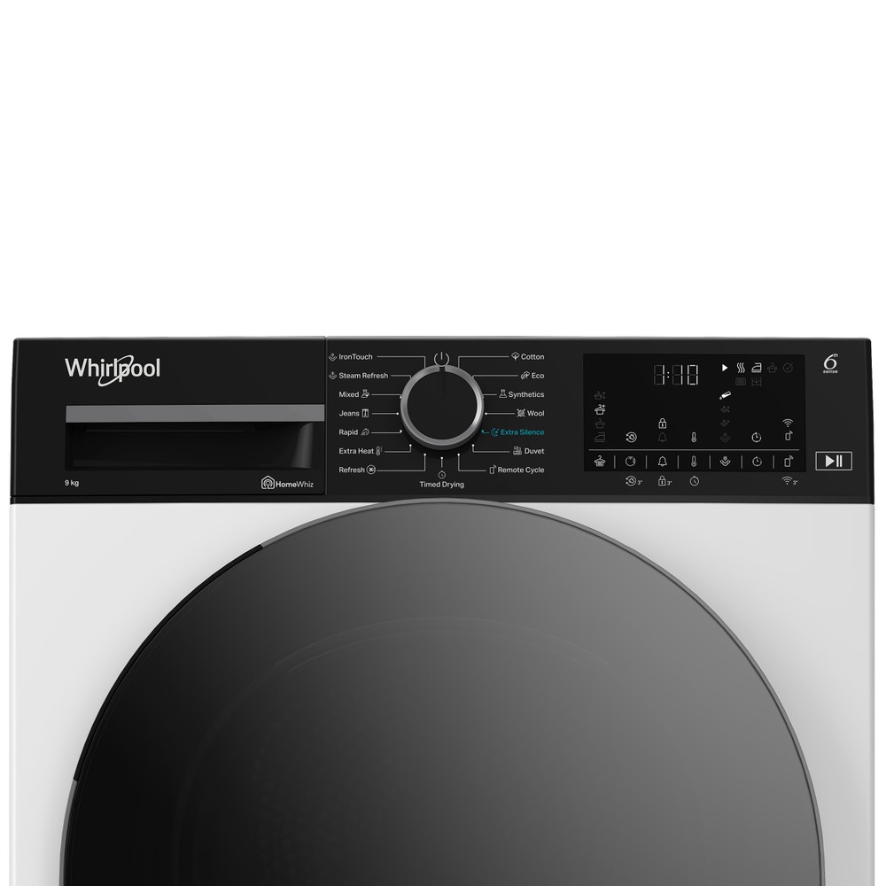Whirlpool Szárító WP A9X WBS EE Fehér Control panel