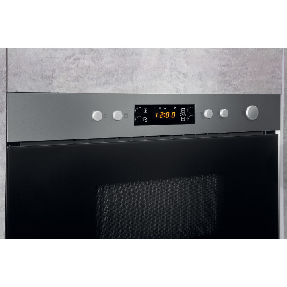 Hotpoint_Ariston Four micro-ondes Encastrable MN 212 IX HA Acier inoxydable Electronique 22 Micro-ondes uniquement 750 Lifestyle control panel