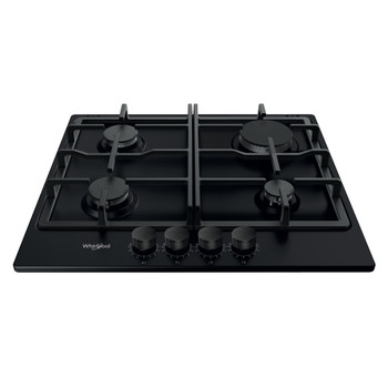 Whirlpool Варильна поверхня TGML 660 NB Антрацит Газова Frontal top down