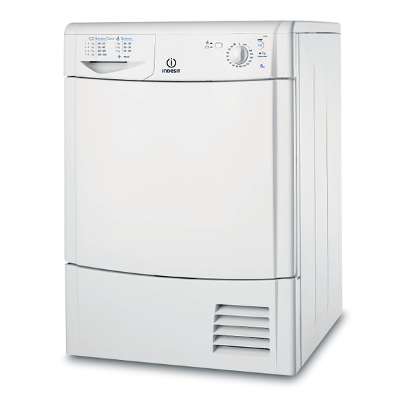 Indesit Dryer IDC 85 (GCC) White Perspective