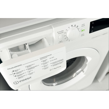 Indesit Máquina de lavar roupa Livre Instalação MTWE 81295 W SPT Branco Carga Frontal B Drawer