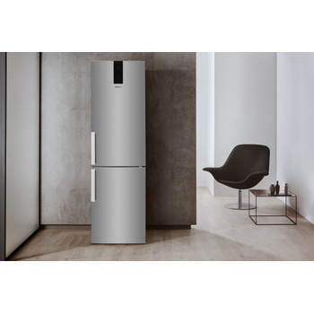 Whirlpool Hűtő/fagyasztó kombináció Szabadonálló W7 931T OX H Optic Inox 2 doors Lifestyle frontal