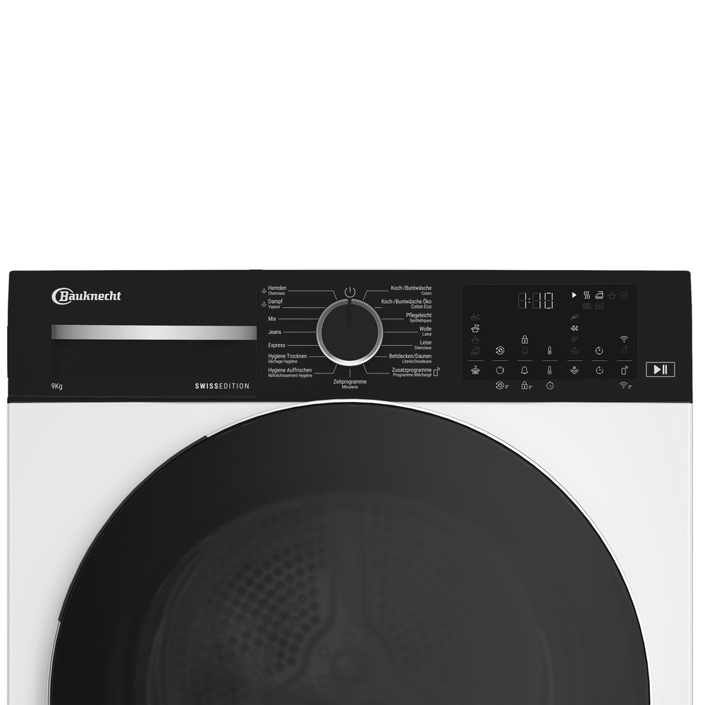 Bauknecht Trockner BKTR8109 Weiss Control panel