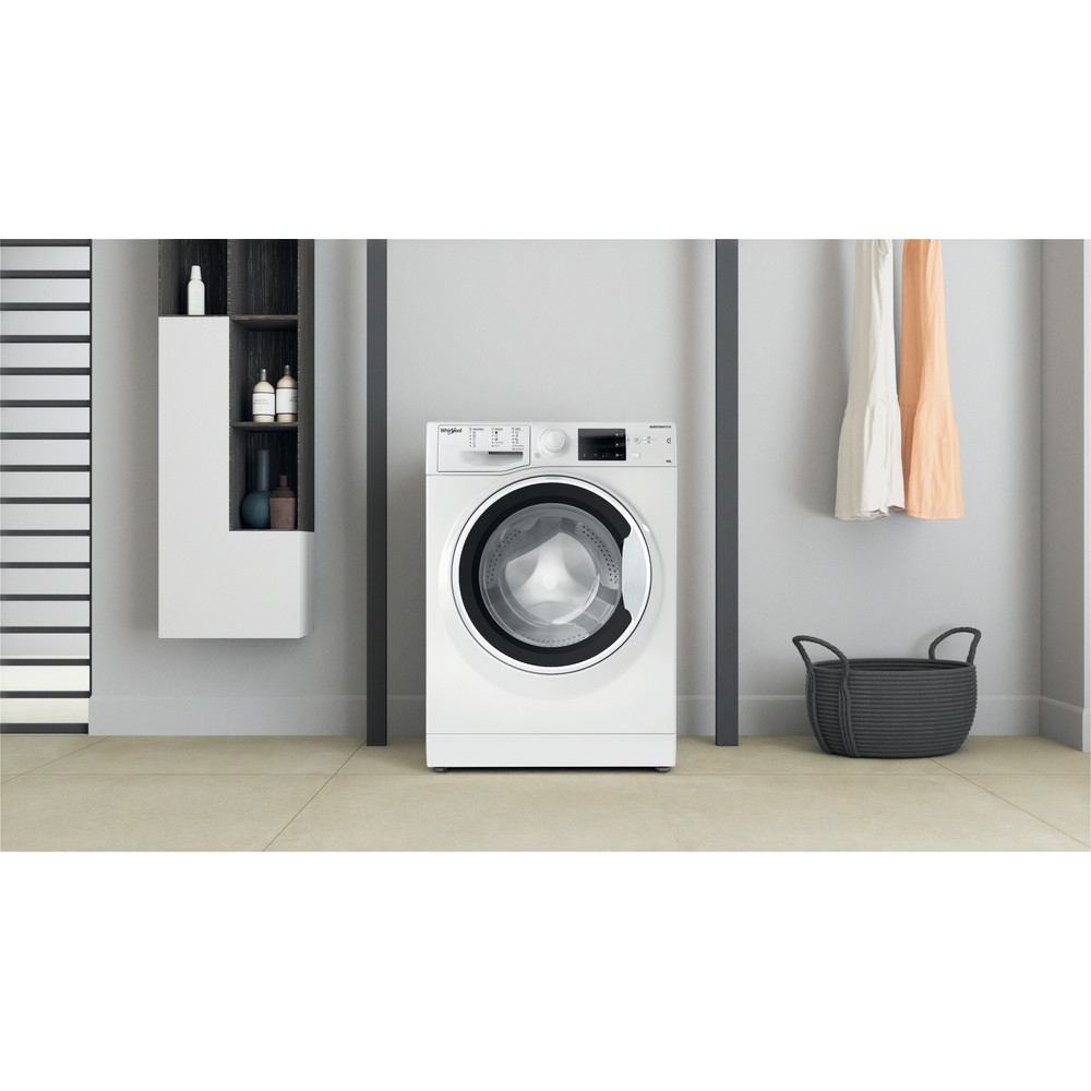 Whirlpool Maşină de spălat rufe Independent WRBSB 6249 W EU Alb Încărcare frontală C Lifestyle frontal