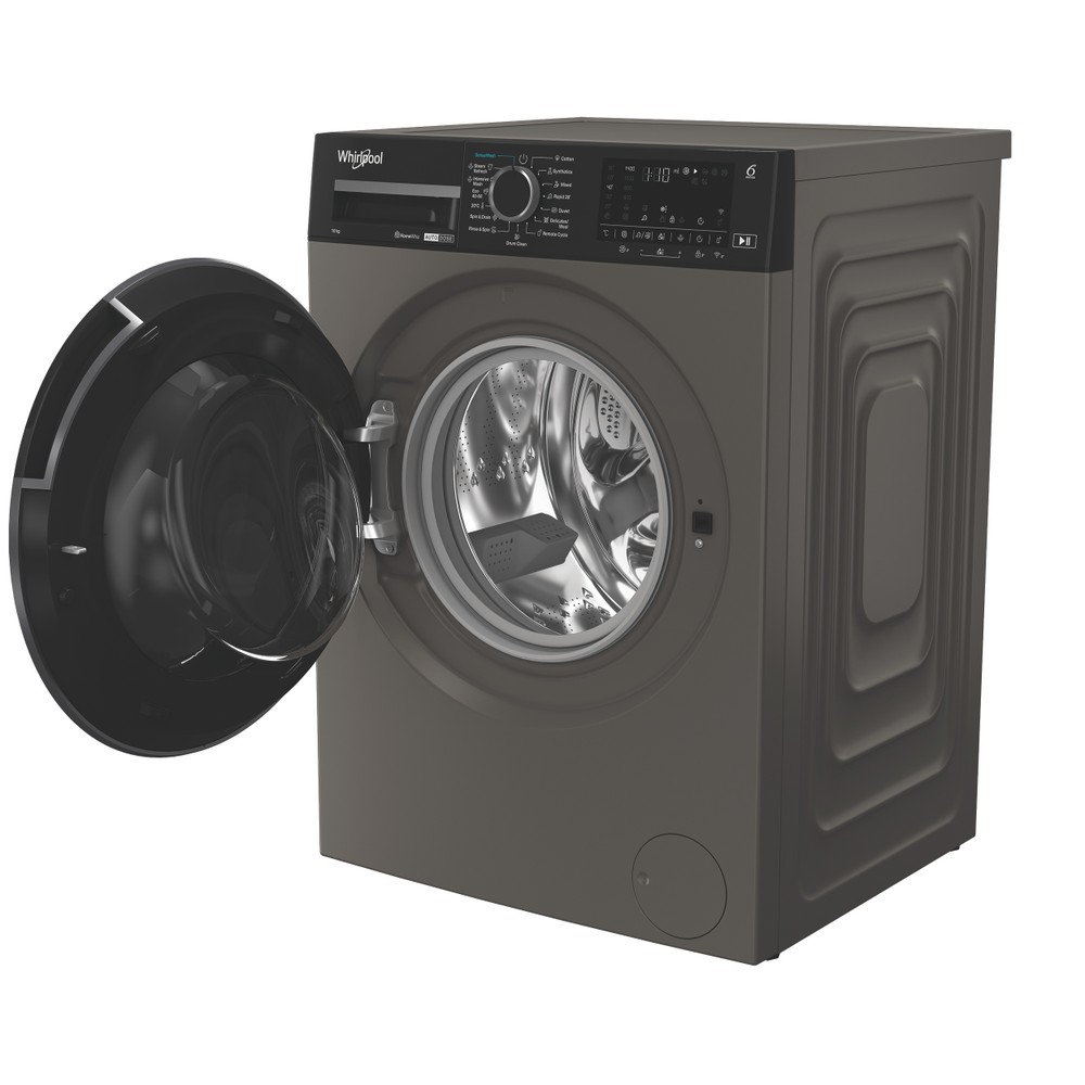Whirlpool Mosógép Szabadonálló WPM 011G ADS EE Manhattan Grey Elöltöltős A Perspective open