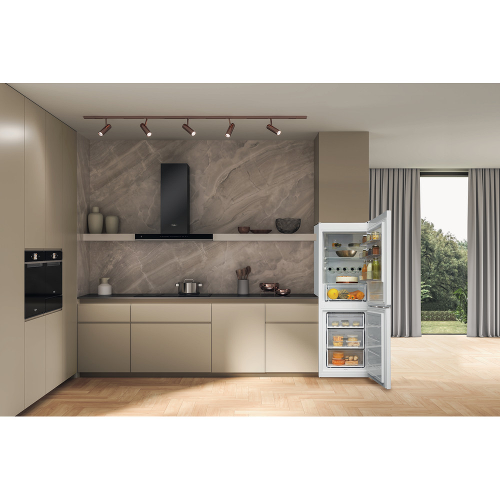 Whirlpool Racitor-congelator combinat Independent W5 722E W Global white 2 doors Lifestyle frontal open