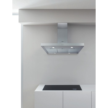 Whirlpool Exaustor Encastre WIB93LMX Inox Ilha Mecânico Lifestyle frontal