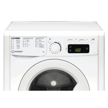 Indesit Lavadora Libre instalación EWE 71252 W SPT N Blanco Cargador frontal E Control panel