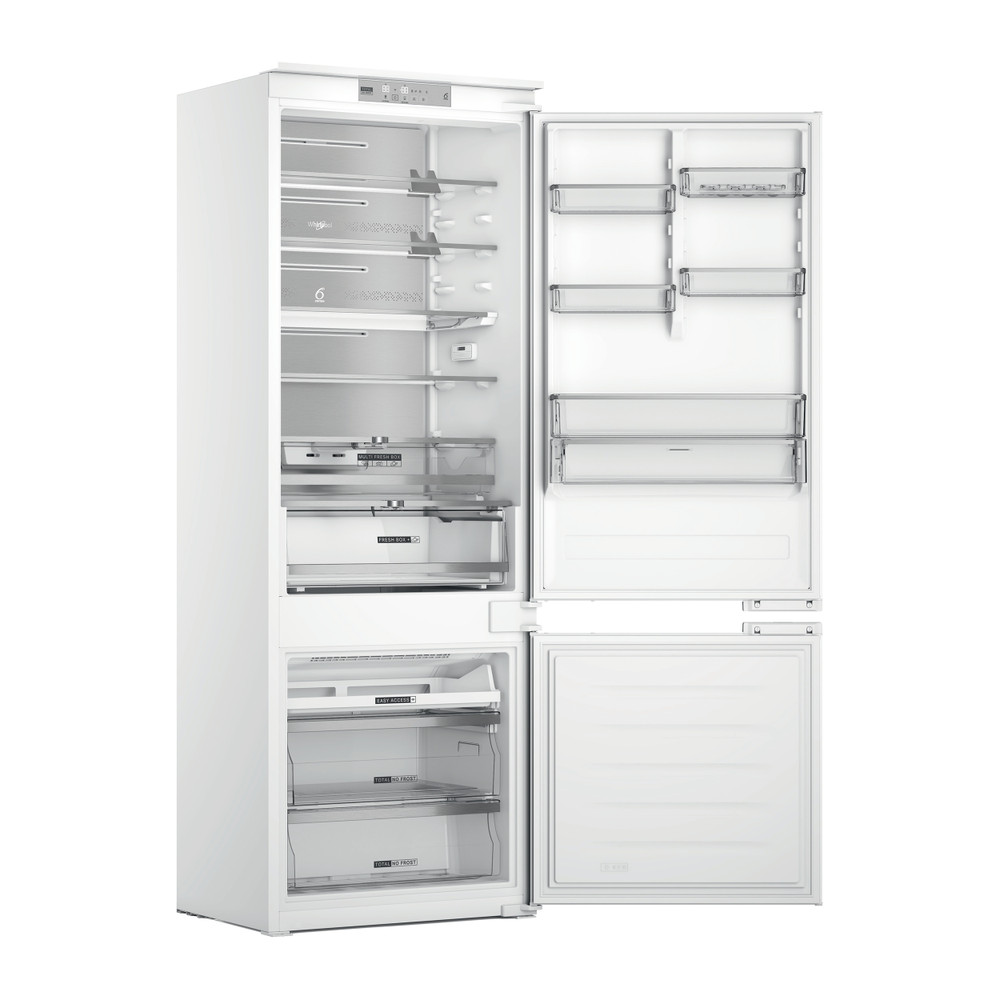 Whirlpool Kombinovaná chladnička s mrazničkou Vstavané WH SP70 T241 P Biela 2 doors Perspective open