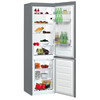 Indsit Racitor-congelator combinat Independent LI8 SN2E X Silver 2 doors Perspective open