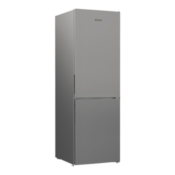 Whirlpool Hűtő/fagyasztó kombináció Szabadonálló WHKS 1361 S4E Ezüst 2 doors Perspective