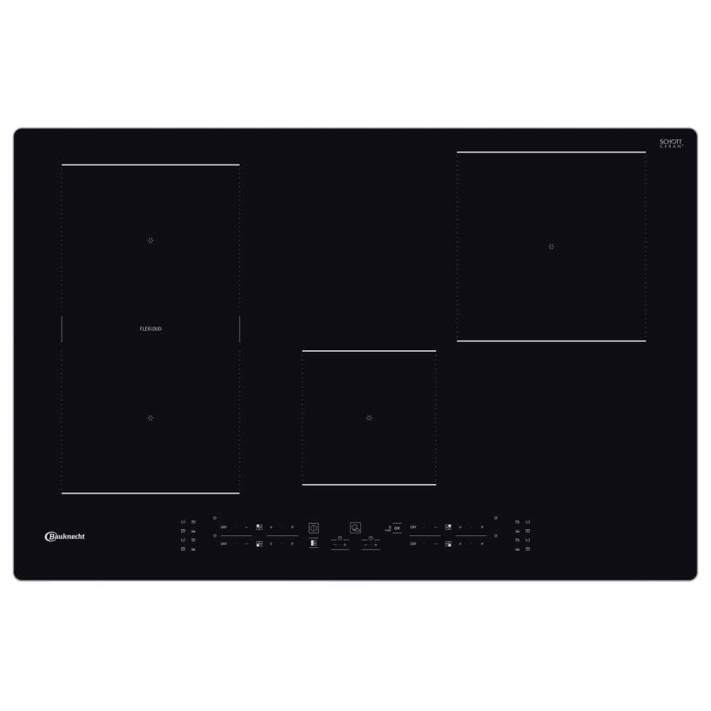Bauknecht Kookplaat BB 4777C AL Zwart Induction vitroceramic Frontal