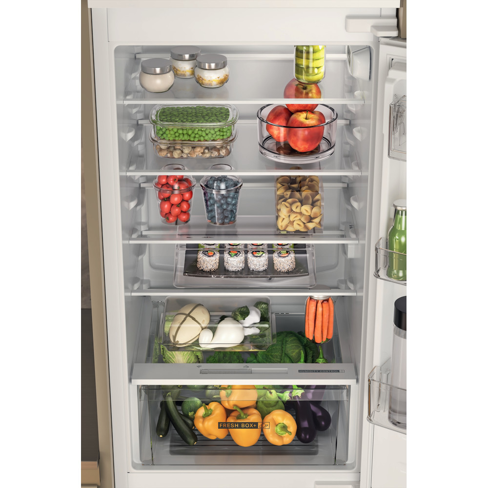 Whirlpool Kombinovaná chladnička s mrazničkou Vstavané WHC18D051A1 Biela 2 doors Drawer