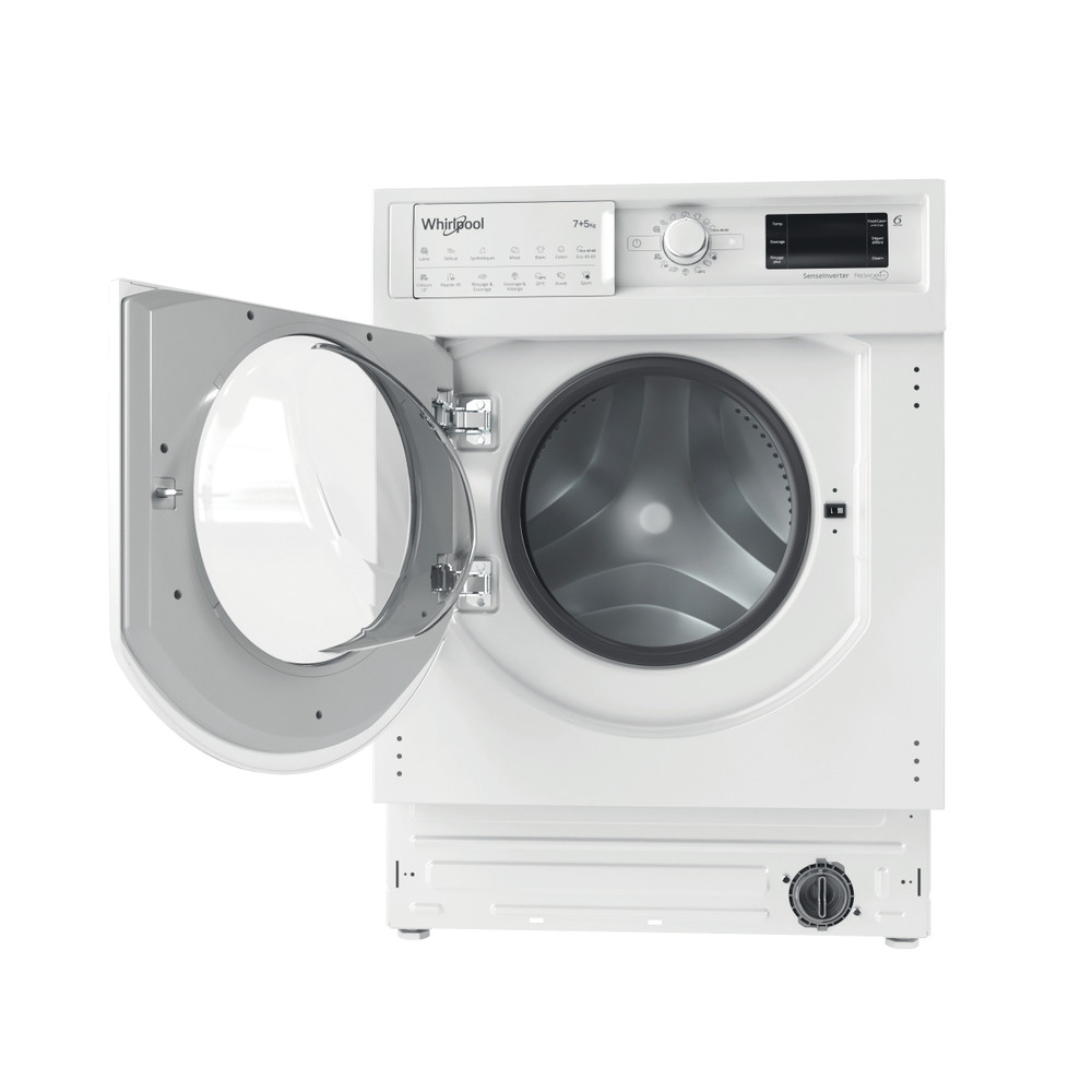 Whirlpool Lavadora secadora Encastre BI WDWG 751482 EU N Blanco Cargador frontal Frontal open