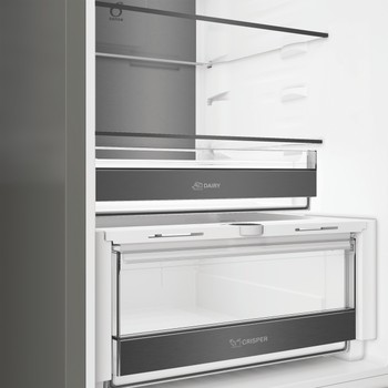 Whirlpool Racitor-congelator combinat Independent WHK 26373 XBR6EA ARC 764 Manhattan Gray 2 doors Drawer