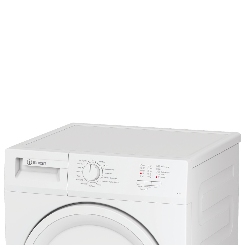 Indesit Dryer C YD C82 WWGL UK White Lifestyle control panel