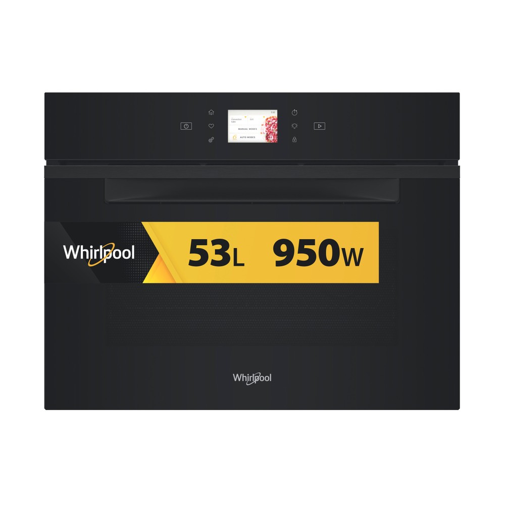 Whirlpool Мікрохвильова піч Вбудований (-а) WCW11O7HTSB Чорний Електронне 53 Комбінована мікрохвильова піч 950 Frontal