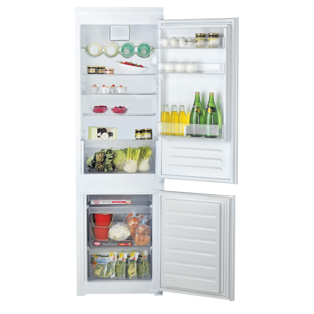 Hotpoint Fridge-Freezer Combination Built-in HMCB 70302 UK White 2 doors Frontal open