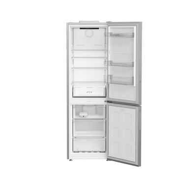 Indesit Koel/vriescombinatie Vrijstaand INK25362S5E New Silver – ARC 1035 2 deuren Frontal open